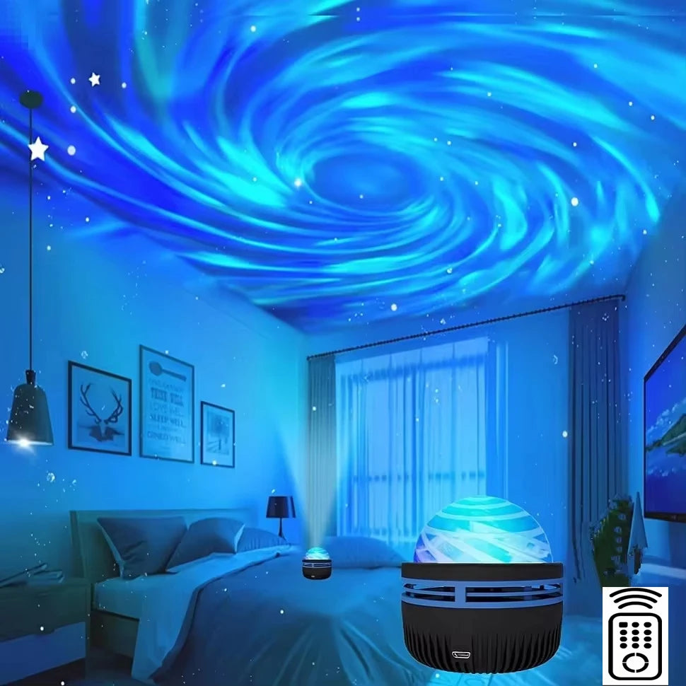 Transform Your Space with the LED Galaxy Projector: Colorful Night Sky Light for Kids' Rooms and Festive Celebrations