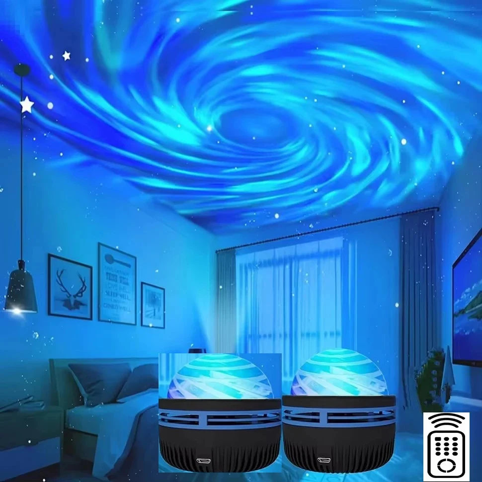 Transform Your Space with the LED Galaxy Projector: Colorful Night Sky Light for Kids' Rooms and Festive Celebrations